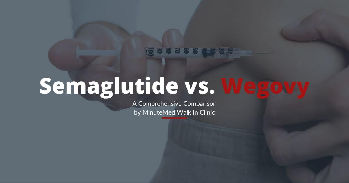 Semaglutide vs. Wegovy | MinuteMed Walk In Clinics